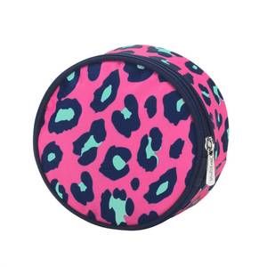 NEW VIV & LOU women's jewelry case in pink leopard